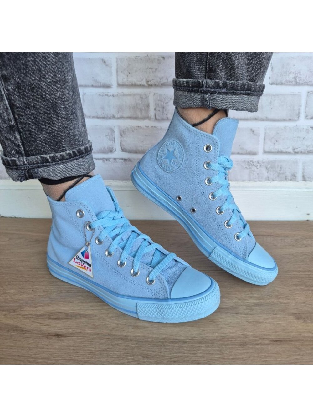 ⭐Converse Chuck Taylor X Shai Hi Sz 9 Women's shoes Sneaker Light Blue A18995C